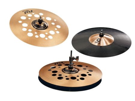DJs 45 Set (Hi-Hat 12"+Crash 12"+Ride 12")