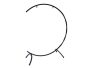 Soporte de piso Deco Gong 13"
