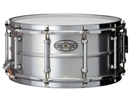 14x6.5 Snare Drum. 1.2mm Beaded Seamless Aluminum