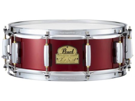 14x5.0 Snare Drum. Chad Smith Model Red Lacquered