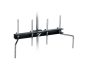 Accessory Rack. 12" w/4 straight posts & 2 "Z