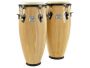 Wood Conga Set 10" & 11". Natural. w/o stand