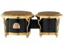 Bongos Satin Black w/ Gold Hardware
