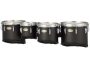 8+10+12+13 Mahogany Marching Tom Set. w/R Ring
