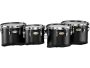 10+12+13+14 Mahogany Marching Tom Set. w/R Ring