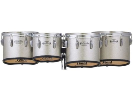 10+12+13+14 Maple Shell Marching Tom Set. w/R Rin