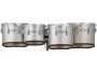 10+12+13+14 Maple Shell Marching Tom Set. w/R Rin