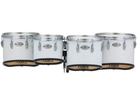 10+12+13+14 Maple Shell Marching Tom Set. Indoor.