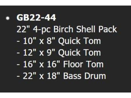 10"T 12"T 16"F 22"B 4-pc Birch sin fierros - Image 3