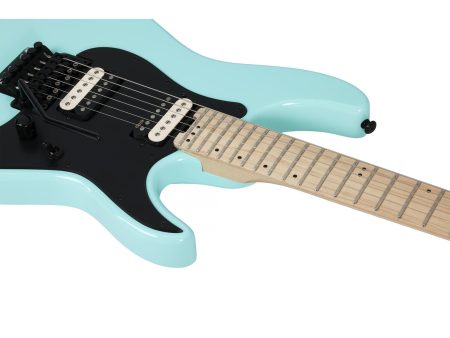 Mango maple, cuerpo mahogany, EMG, Floyd Rose - Image 8