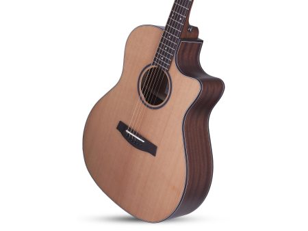 6 cuerdas Tapa Solida Cedar Fishman Isys+ Cutaway - Image 2