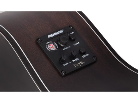 12 cuerdas Tapa Solida Cedar Fishman Isys+ Cutaway - Image 2