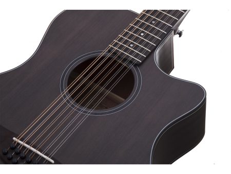 12 cuerdas Tapa Solida Cedar Fishman Isys+ Cutaway - Image 7
