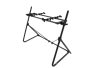 Soporte CORTO p/Teclado 61 Teclas, NEGRO