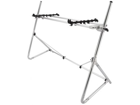 Soporte LARGO p/Teclado 88 Teclas, PLATEADO SV1/SV2/D1