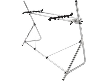 Soporte LARGO p/Teclado 88 Teclas, PLATEADO SV1/SV2/D1 - Image 2