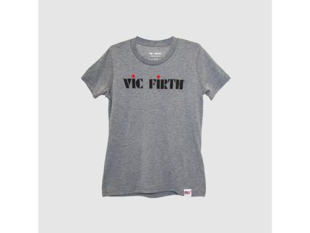 Vic Firth Black Logo Tee .