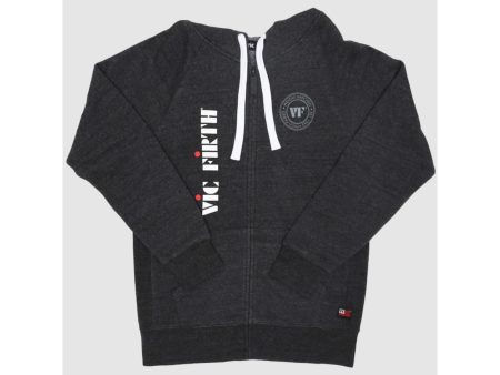 Vic Firth Zip Up Logo Hoodie