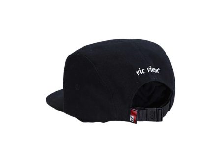 Vic Firth Black 5 Panel Camp Hat - Image 2