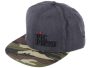 GRAY CAMO 6-PANEL SNAPBACK HAT
