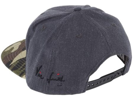 GRAY CAMO 6-PANEL SNAPBACK HAT - Image 2