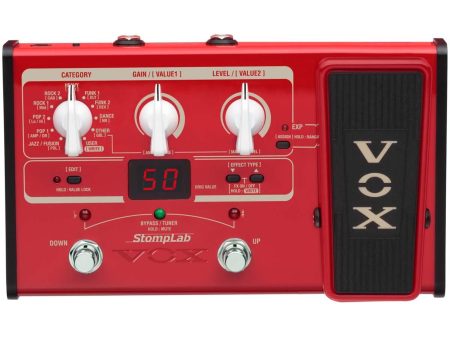 Pedalera multiefecto p/ bajo c/ pedal de exp