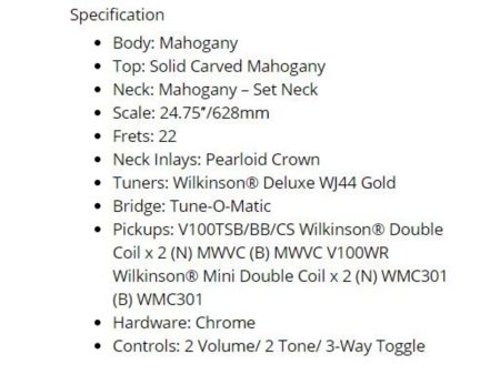 MANGO encolado TUNE-O-Matic 2xHumb - Image 5