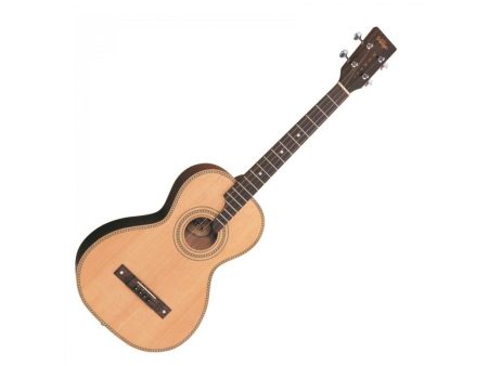 Guitarra TENOR de 4 Cuerdas Tapa SOLIDA c/FUNDA