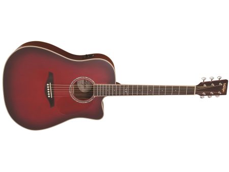 Guitarra Dreadnought c/CORTE Fishman USB