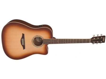 Guitarra Dreadnought c/CORTE Fishman USB