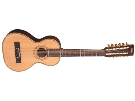 Guitarra de VIAJE T.SOLIDA Fish 12 Cuerdas FUNDA