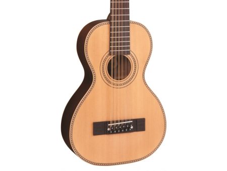 Guitarra de VIAJE T.SOLIDA Fish 12 Cuerdas FUNDA - Image 4